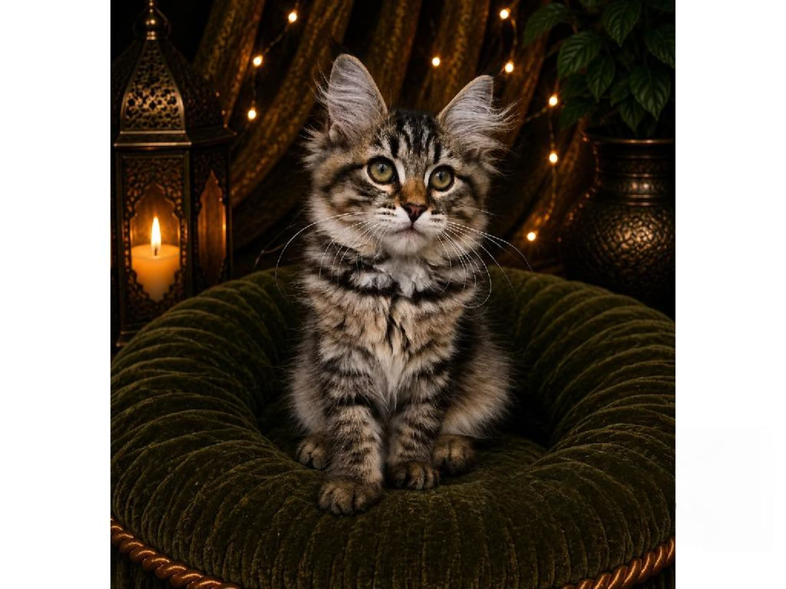 kitten: Inessa Green Fire