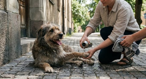 Where to Draw the Line Between a Warm Dog and Suspected Overheating